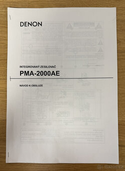 Denon PMA-2000AE - high-endový integrovaný zesilovač - 6