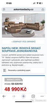 Sedačka do U - 6