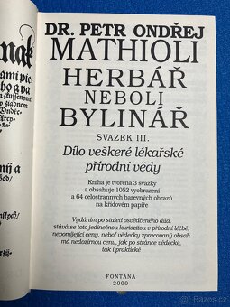 Mathioli Herbář neboli bylinář 1998 - 2000 - 6