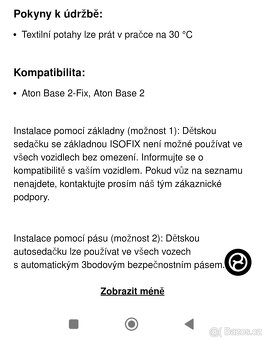 Autosedačka vajíčko Cybex Aton 5 - 6
