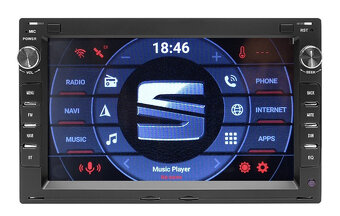 VW, Škoda, Seat 7" Android 14 - s GPS a FM rádio - 6