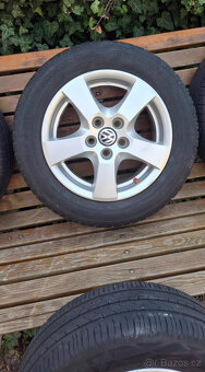 Sada alu kol vw + letní pneu Continental 185/60 R14 82T - 6