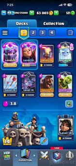 účet Clash of Clans TH17 lvl 182 + Clash Royale 9100 trofejí - 6