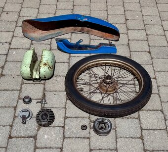 Jawa 50 parez, pionyr, fichtl - díly - 6