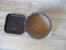 Keramicky květináč s pod miskou - 6