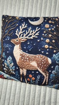 Vánoce 4x 2D povlak na polštář 45x45 cm - 6