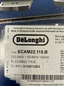 De'Longhi Automatický kávovar ECAM 22.115.B Magnifica S - 6
