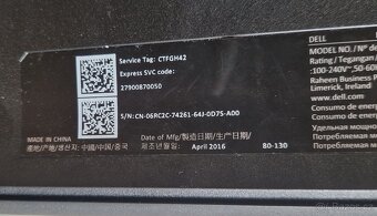 24" 2k LCD monitor Dell P2416D, 2560x1440 - 6