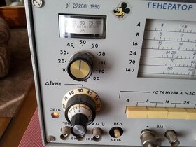 Generátor signálu vysokofrekvenční G4-116 - SSSR- retro - 6
