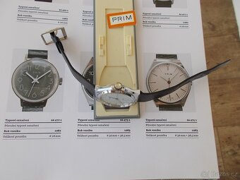 krasne trezorovky hodinky prim 17 jewels rok 1983 funkcni - 6