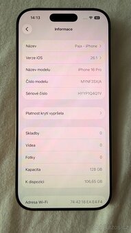 Apple iphone 16PRO 128 GB - 6