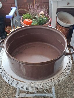 Staré plechové hrnce - 6