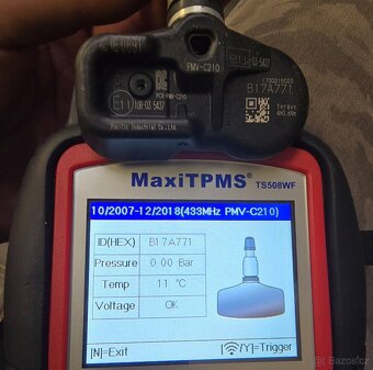 Senzory tlaku (TPMS) originál TOYOTA/LEXUS - 6