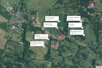 Prodej pozemku k bydlení, 3474 m², Kunžak - 6
