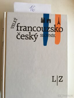 Slovníky, učebnice- francouzské, španělské, italské, němec - 6