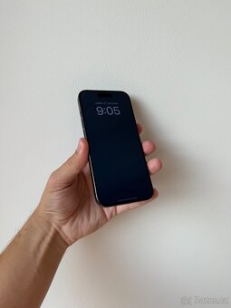 APPLE IPHONE 15 PRO 128GB ČERNÝ TITAN-BATERIE 98%-ZÁRUKA - 6