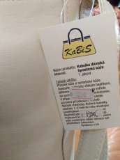 Kabelka béžová s žebrováním - 6