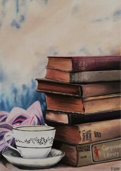 Ručně malovaný obraz – zátiší - 6