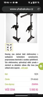 Elektrický lodní motor na člun - 6