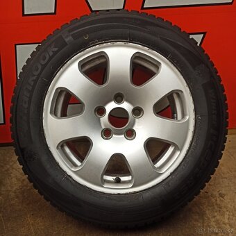ALU kola Audi A4, 5x112 ,ET39 zimní pneu 195/65/15 - 6