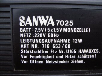 Radiomagnetofon Sanwa - 6