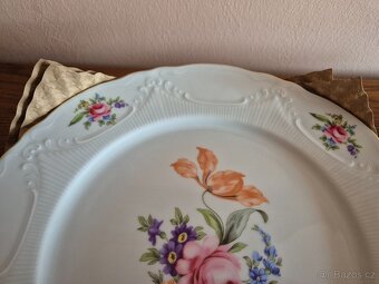 Talířová sada motiv míšeňská růže THUN - 6