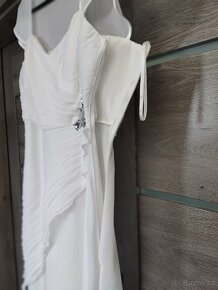 Lehoučké svatební šaty vel.44 - 6