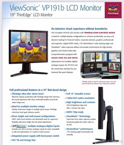 Monitor ViewSonic VP191b - 6