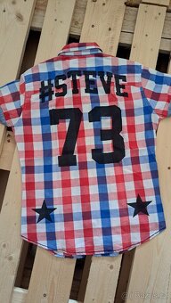 Značkové kostkované košile, vel.S - 6