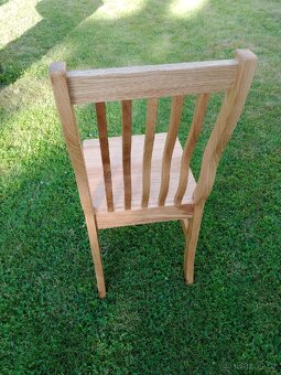 Jídelní židle masiv dub tvarovaná - 6