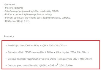 Výběh KERBL pro slepice, králíky, hlodavce - 6