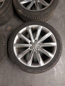 Alu kola 5x112 r19 Audi + zimní pneu 80% - 6