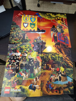 LEGO Castle 6086 Black knight's Castle +návod +box +poster - 6