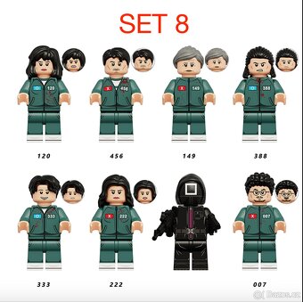 Mix postavičiek - typ lego - nové, nehrané - 6