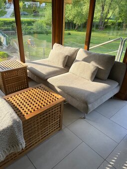 IKEA sedací soupravy SÖDERHAMN v super stavu, béžová/hnědá - 6