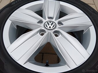alu kola 5x112 r16 VW Caddy a letní 205/55/16 - 6