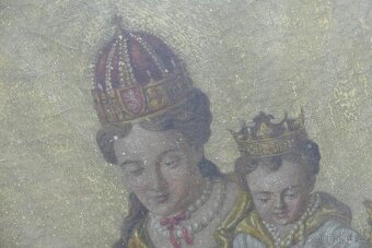 Madona Svatohostýnská, malba na plátně Karel Žůrek - 6