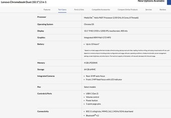 Lenovo IdeaPad Duet Chromebook - jako nový - 6