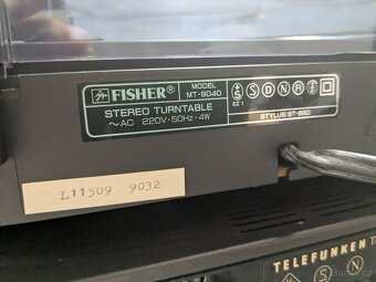 Fisher tuner a gramofon - 6