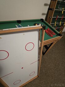 Multifunkční herní stůl, billiard, stolní fotbal, ping pong - 6