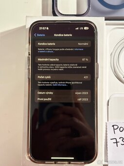 iPhone 15 Pro Max 256GB, modrý titan, v záruce v Datart - 6