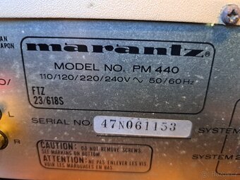 Zesilovač Marantz PM-440 - 6