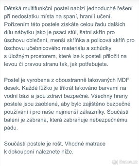 Multifunkfční patrová postel - 6