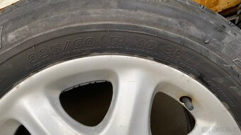 Alu kola Mercedes W220 7,5Jx16 ET46 5x112 – originál disky - 6