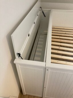 Rozkládací postel IKEA s úložným prostorem - 6