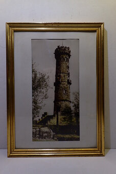 Děčín-Sněžník- Rozhledna - velké staré Foto  - 6