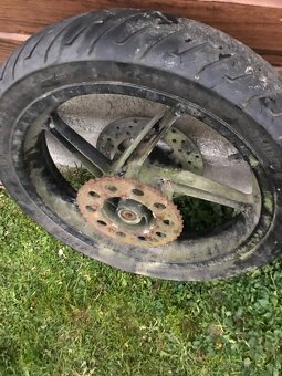 zadní lité kolo Aprilia RS 125 , neobouchané, nezničené - 6