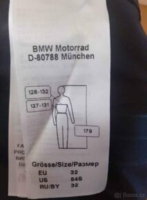 Moto kalhoty bmw rallye vel. 32 (4XL) do 29.5 jen 3000,- - 6