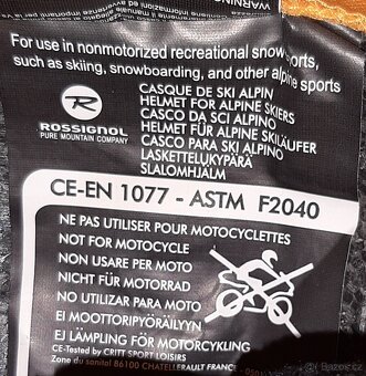 DĚTSKÁ LYŽAŘSKÁ HELMA ROSSIGNOL - 6