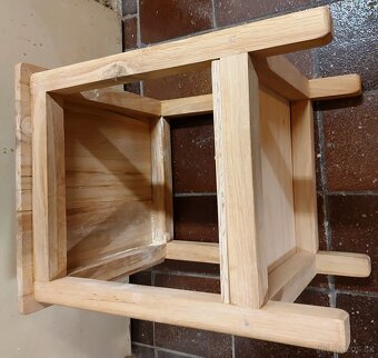 Stolička (štokrle) 40x40x53cm... - 6